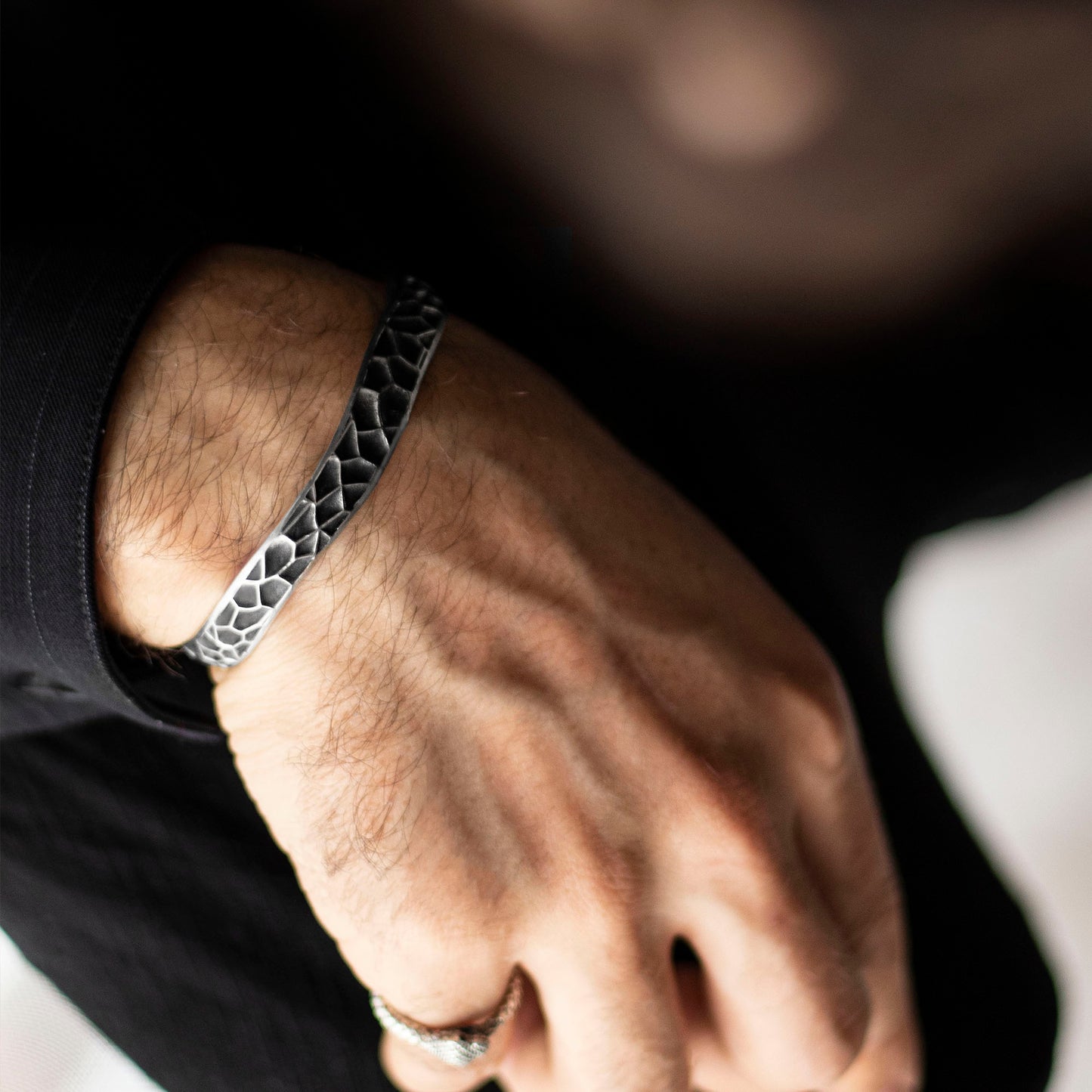 Hammer Tattoo Patterned Bracelet