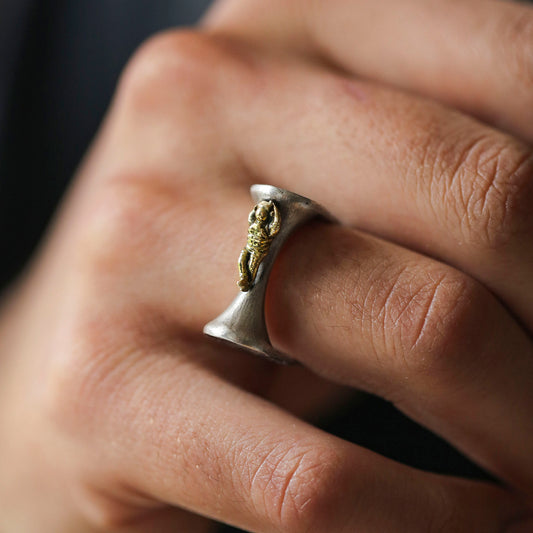 Gold Apple Ring