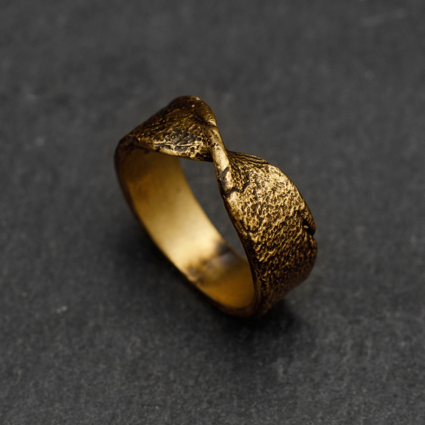 Gold Apple Ring