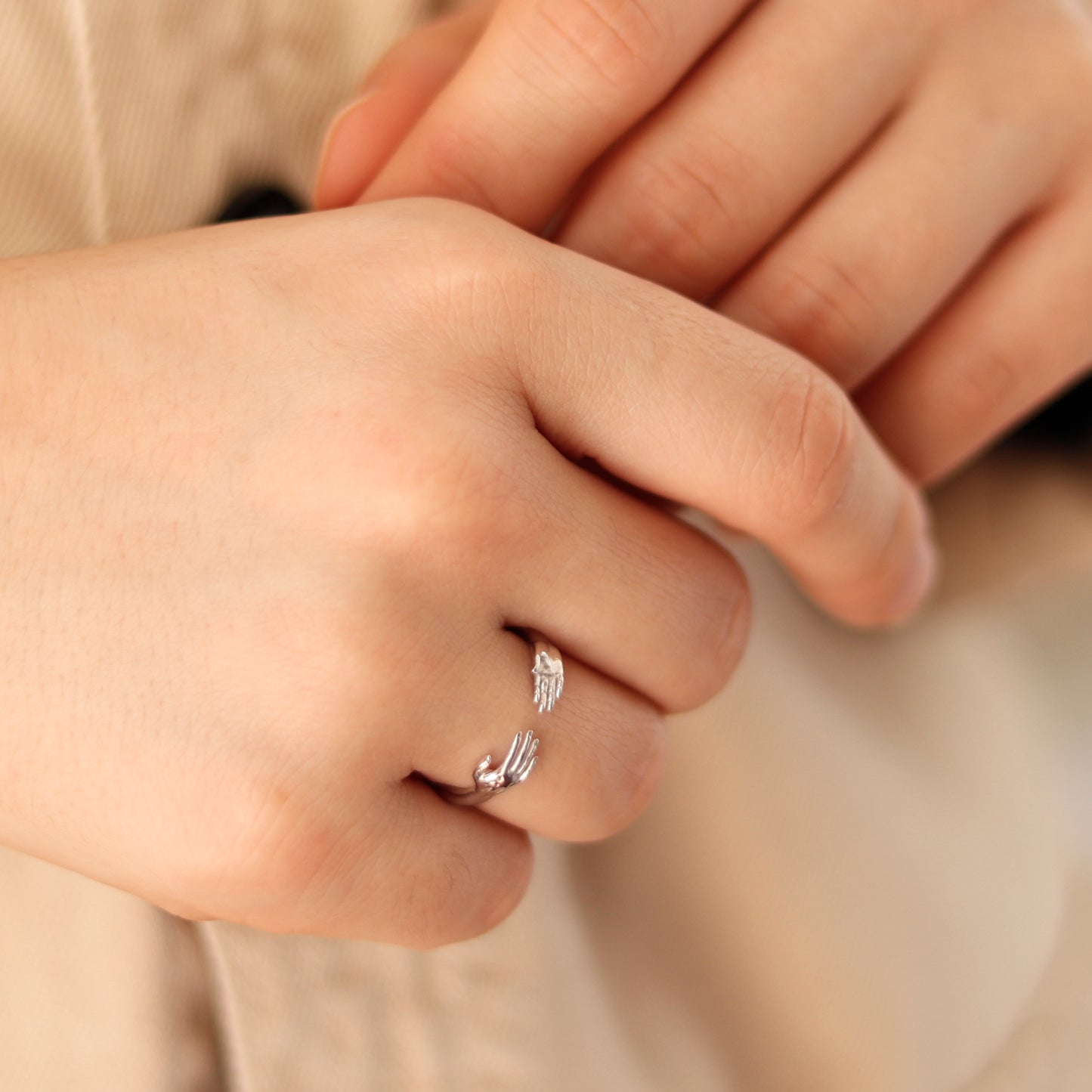 Reaching Hands Ring