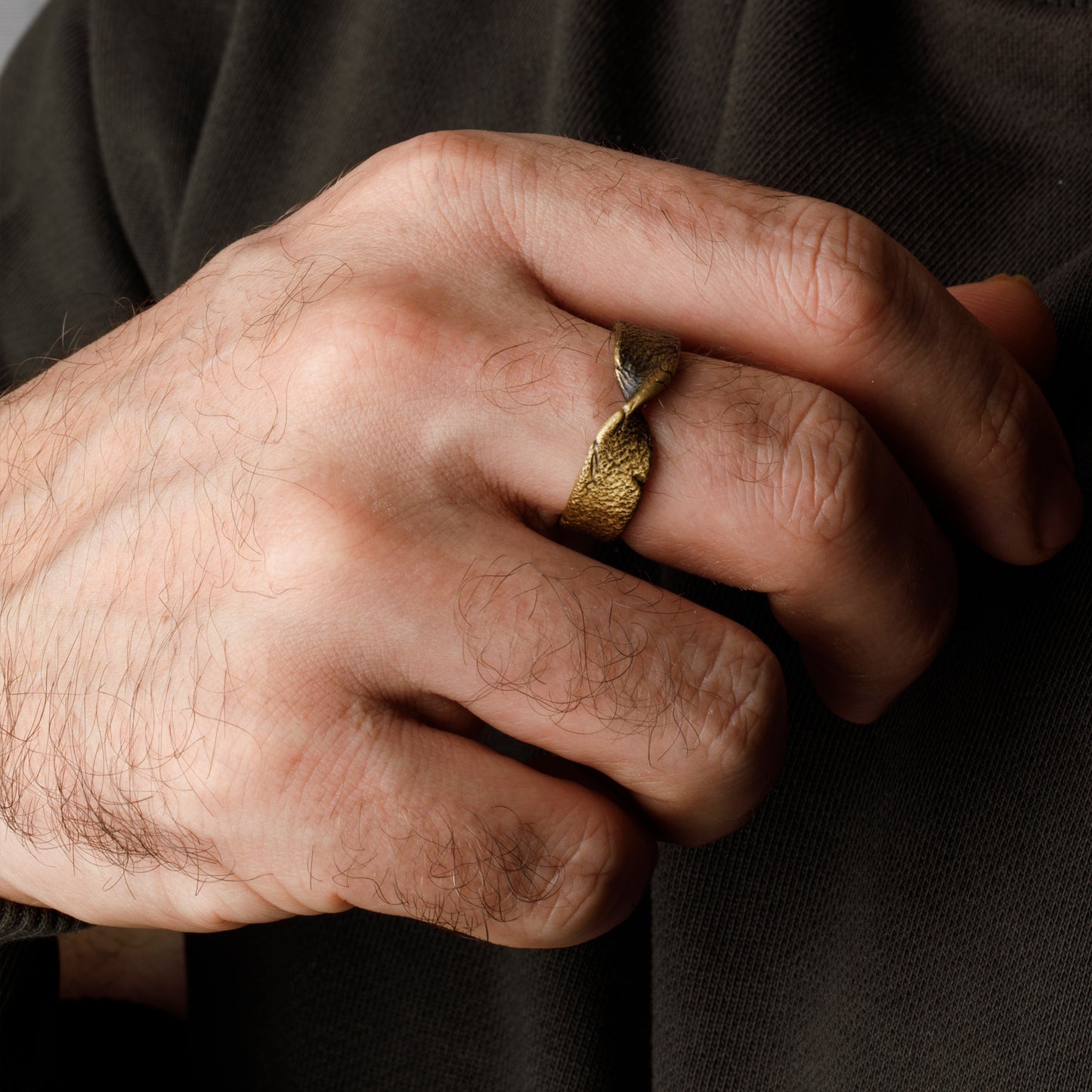 Gold Apple Ring