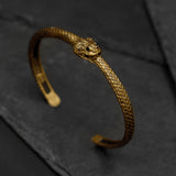 ”Cerastes” Boynuzlu Retro Engerek Bileklik- Ouroboros