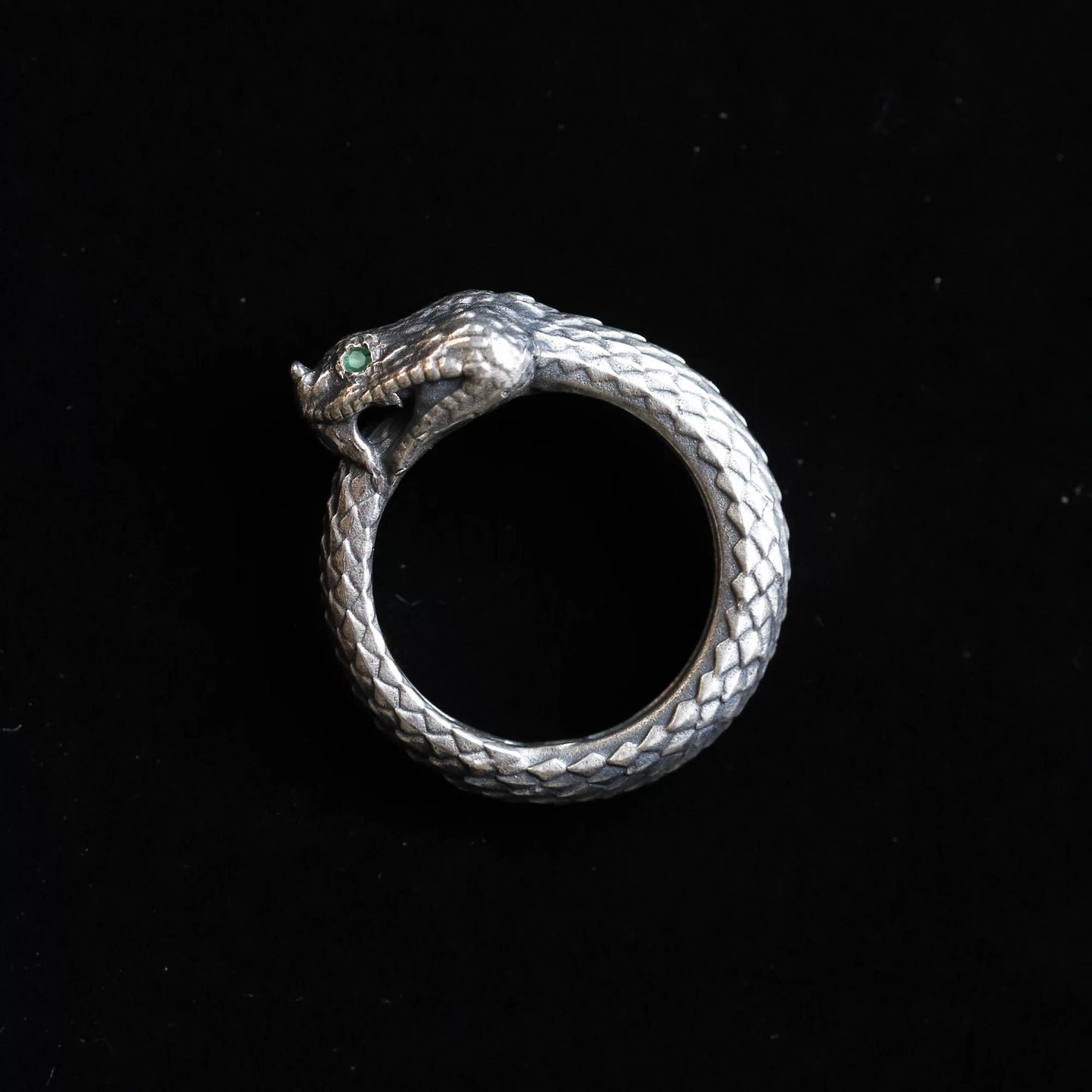 ”Cerastes” Horned Viper Ring- Ouroboros