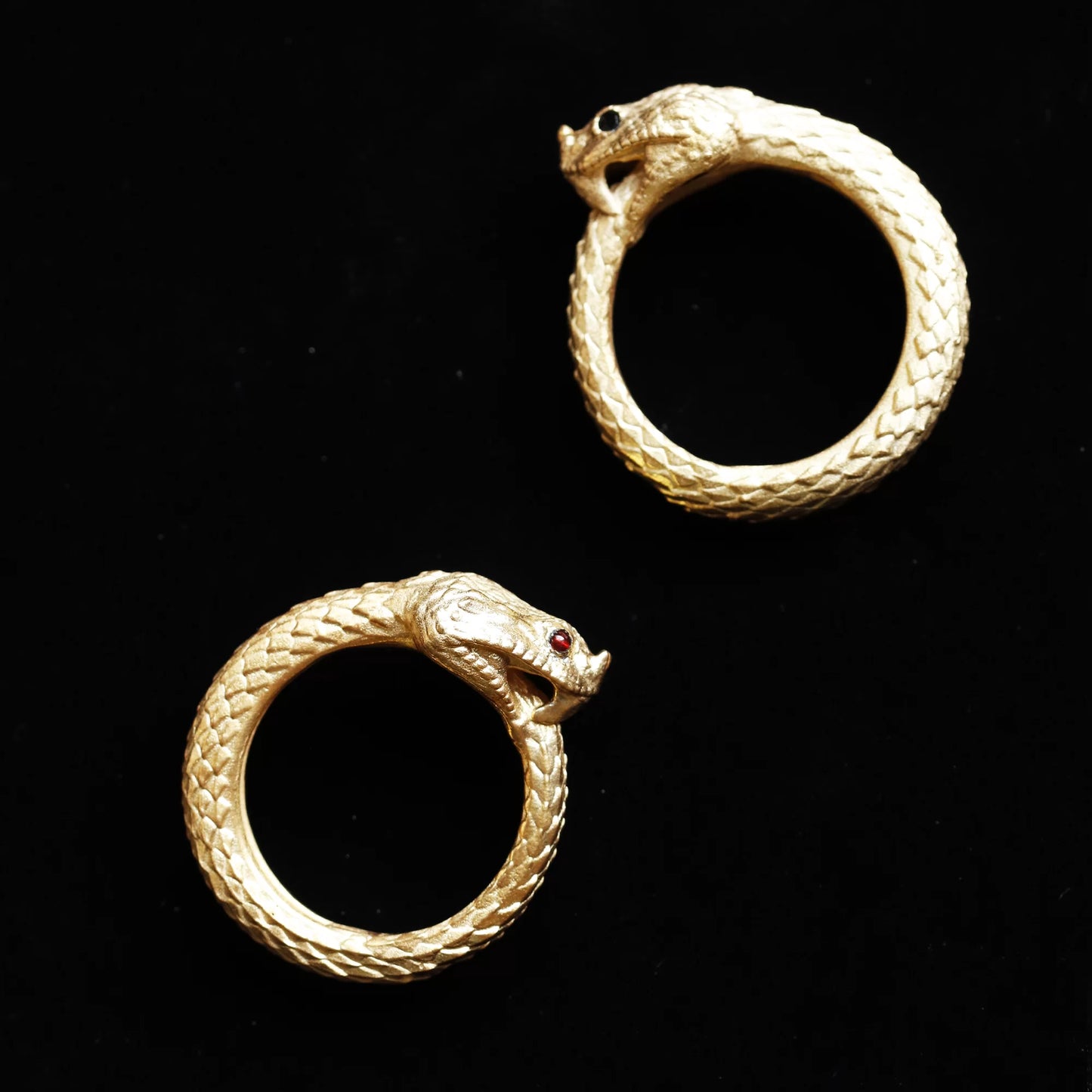 ”Cerastes” Horned Viper Ring- Ouroboros