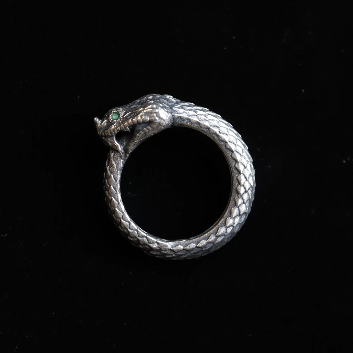 ”Cerastes” Horned Viper Ring- Ouroboros